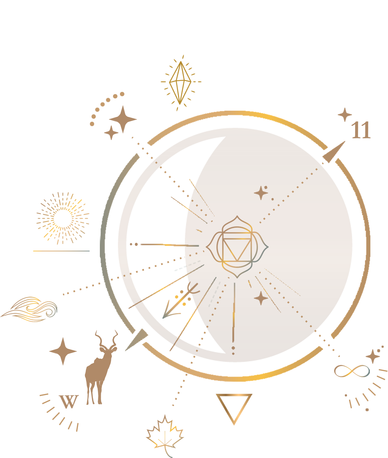 Antelope of the West sigil representing agility and intuition.