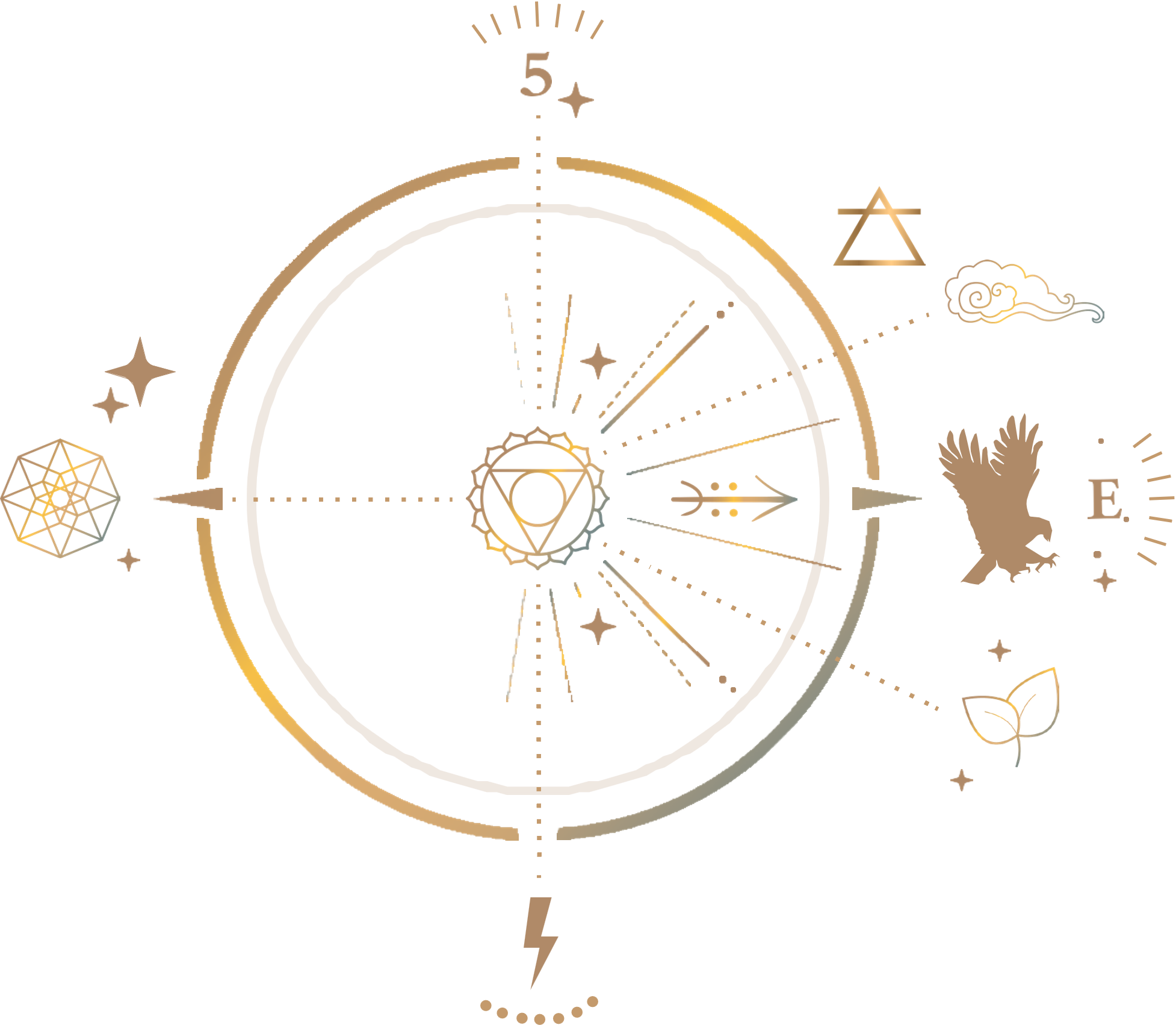 Eagle sigil embodying wisdom and power.