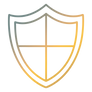 Shield icon symbolizing protection and resilience.