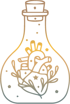 Heart potion symbolizing love, healing, and emotional balance.
