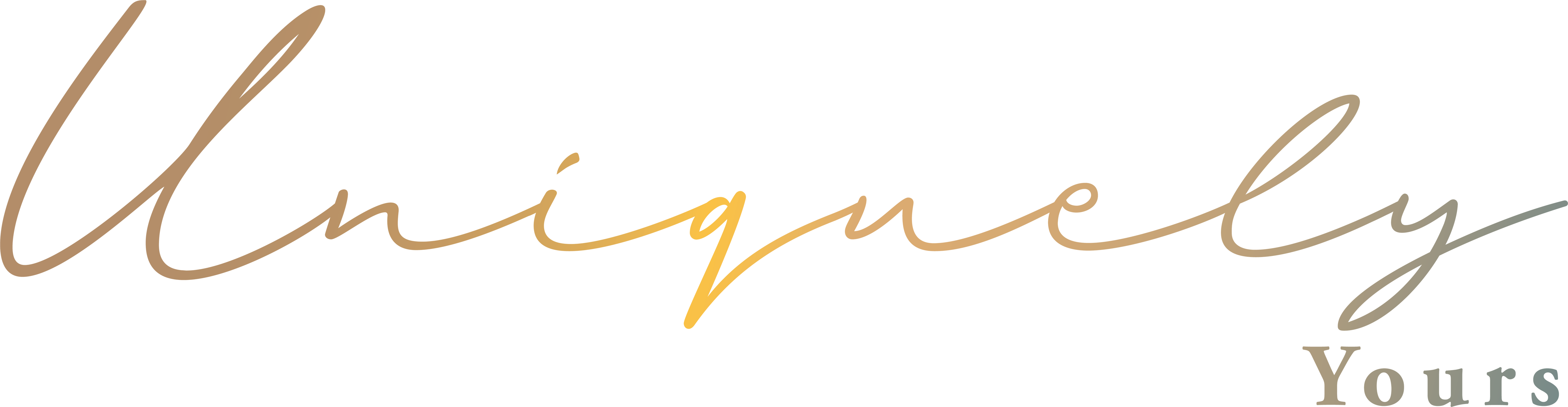 “Uniquely Yours” graphic symbolising personalised jewellery design