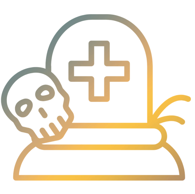 Gravestone symbolizing grief and remembrance.