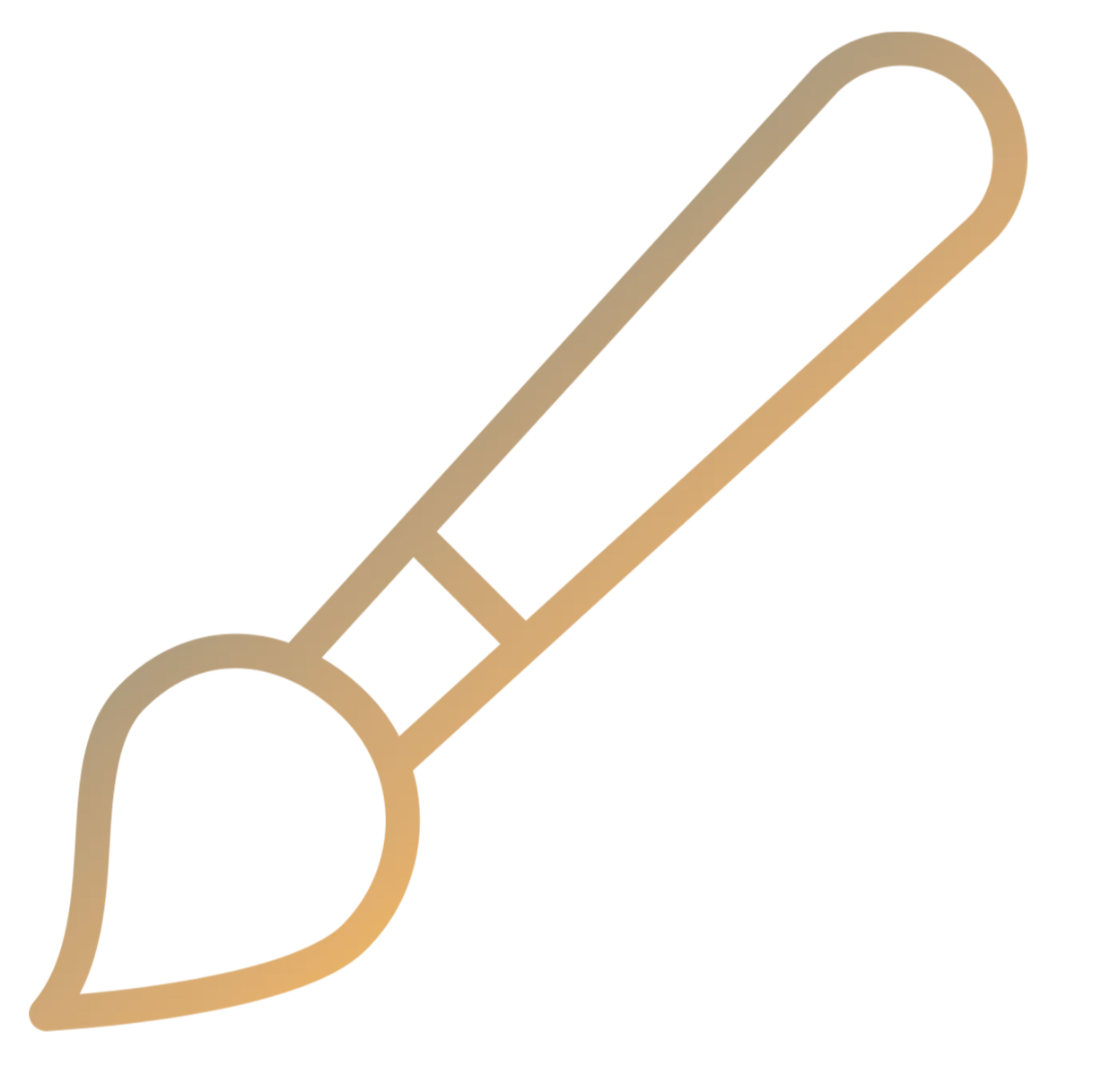 Paintbrush  symbolising creativity and artistic expression