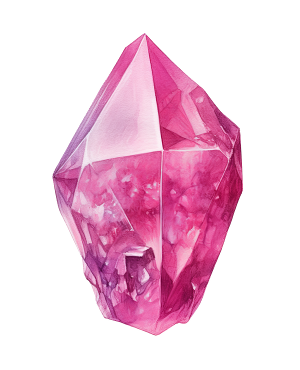 Brilliant-cut pink sapphire gemstone for rings and fine jewellery