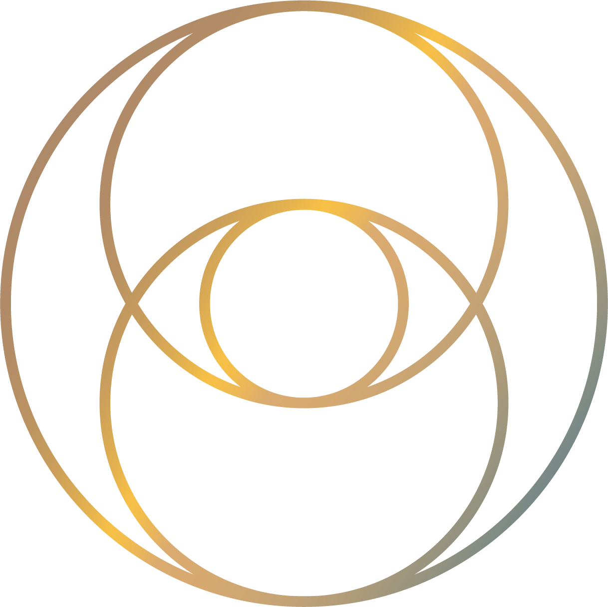 Vesica Piscis  symbolizing unity and creation.